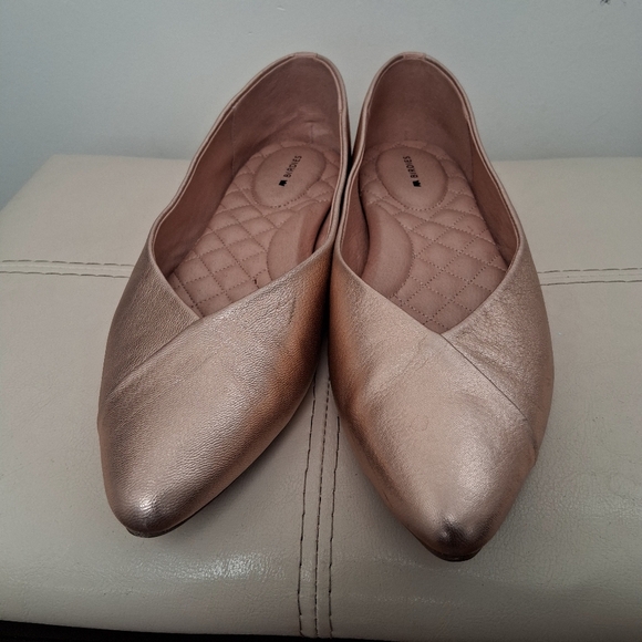 Birdies The Goldfinch Ballet Flats in Rose Gold Size 9 - Picture 7 of 12
